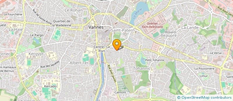 localisation de l'entreprise SCI LES NOES à VANNES