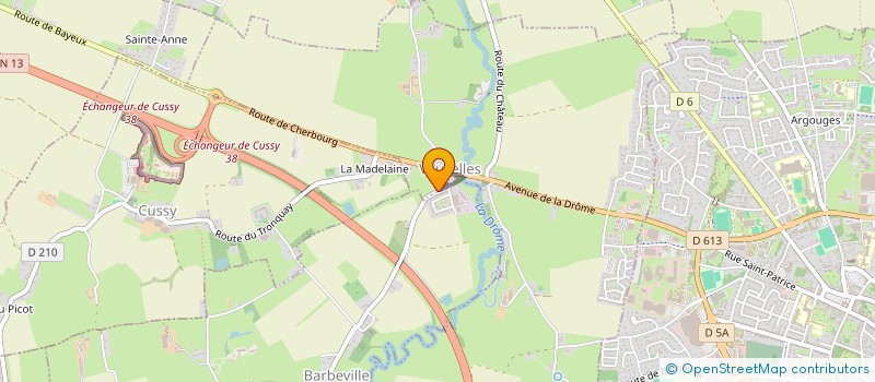 localisation de l'entreprise SCI LES NOIRES MAREES  VAUCELLES