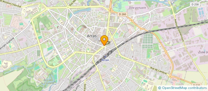 localisation de l'entreprise SCI LES NOISETIERS à ARRAS