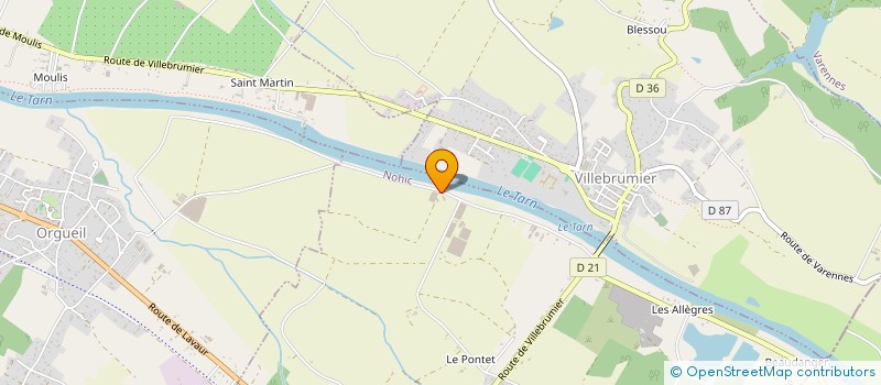 localisation de l'entreprise SCI LES NOISETIERS  NOHIC