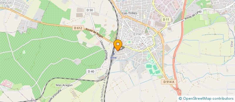 localisation de l'entreprise SCI LES NOISETIERS  ELNE