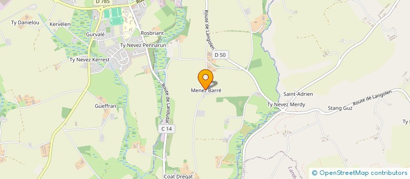 localisation de l'entreprise SCI LES NOISETIERS  BRIEC