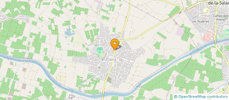 localisation de l'entreprise SCI LES NOISETIERS  CLAIRA