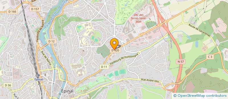 localisation de l'entreprise SCI LES NOISETIERS à EPINAL