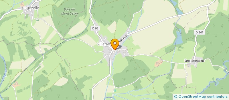 localisation de l'entreprise SCI LES NOISETTES  VILLAFANS