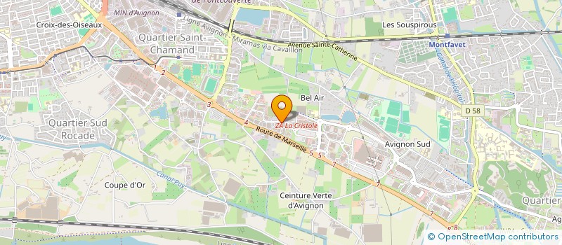 localisation de l'entreprise SCI LES NOPALS  AVIGNON