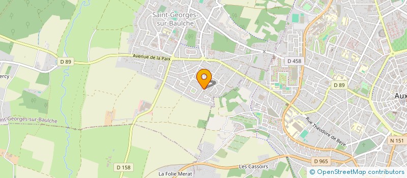 localisation de l'entreprise SCI LES NORDIQUES  SAINT-GEORGES-SUR-BAULCHE