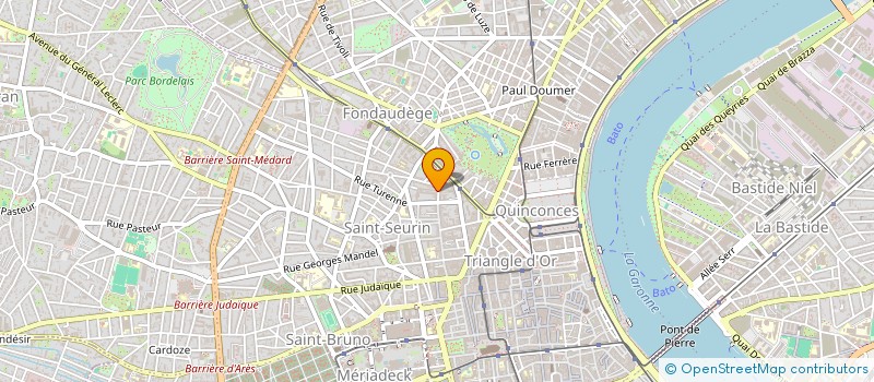 localisation de l'entreprise SCI LES NOUCHES  BORDEAUX