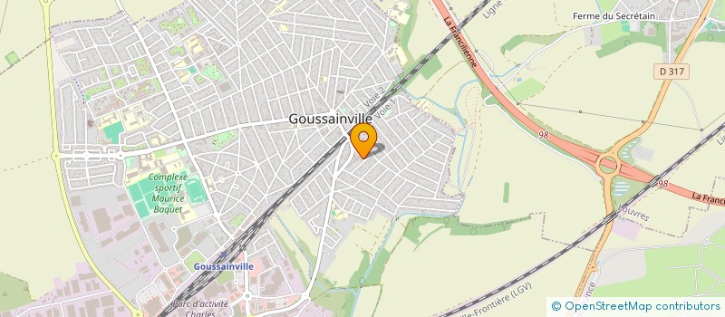 localisation de l'entreprise SCI LES NOUES à GOUSSAINVILLE