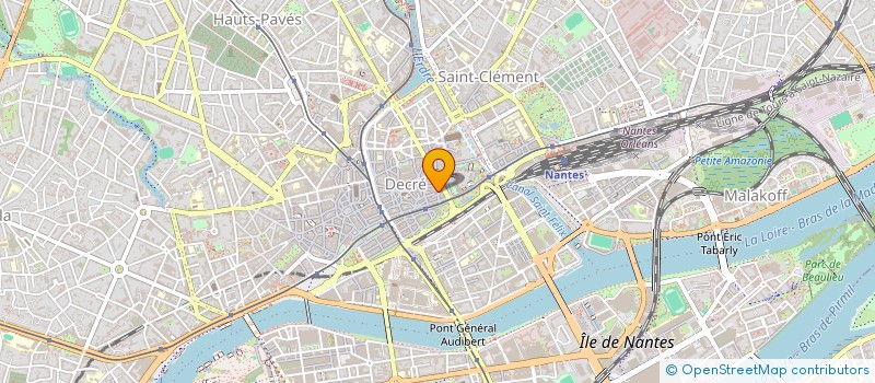 localisation de l'entreprise SCI LES NOUS  NANTES