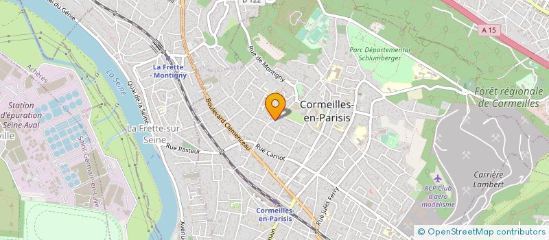 localisation de l'entreprise SCI LES NOUVEAUTES  CORMEILLES-EN-PARISIS