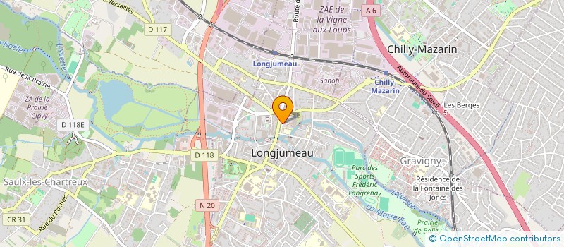 localisation de l'entreprise SCI LES NOUVEAUX CONCEPTS D'IMMO à LONGJUMEAU