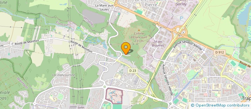 localisation de l'entreprise SCI LES NOUVEAUX HORIZONS  ELANCOURT