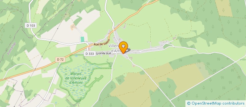 localisation de l'entreprise SCI LES NOUVELLES CORDES  VILLENEUVE-D'AMONT