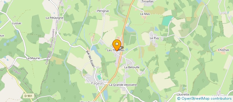localisation de l'entreprise SCI LES NOUVELLES ENERGIES à PAGEAS