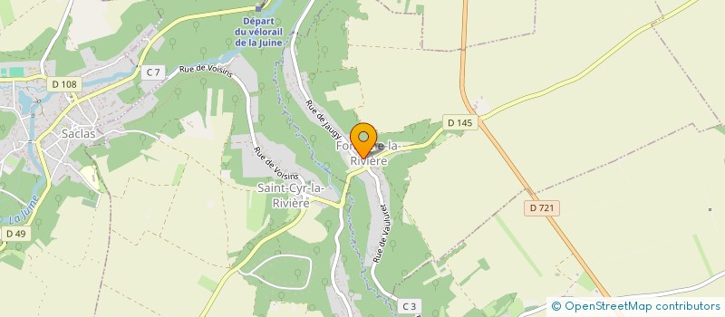 localisation de l'entreprise SCI LES NOYERS  FONTAINE-LA-RIVIERE