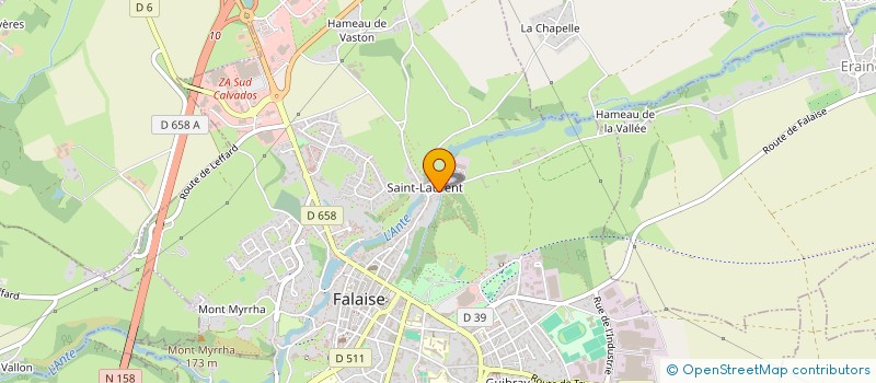 localisation de l'entreprise SCI LES NOYERS  FALAISE