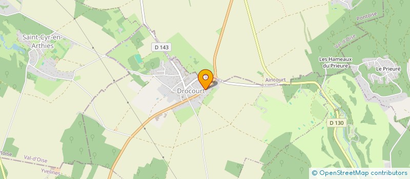 localisation de l'entreprise SCI LES NOYERS  DROCOURT