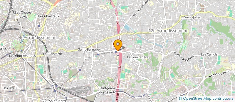 localisation de l'entreprise SCI LES NYMPHEAS à MARSEILLE