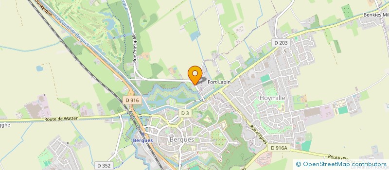 localisation de l'entreprise SCI LES NYMPHES  TETEGHEM-COUDEKERQUE-VILLAGE