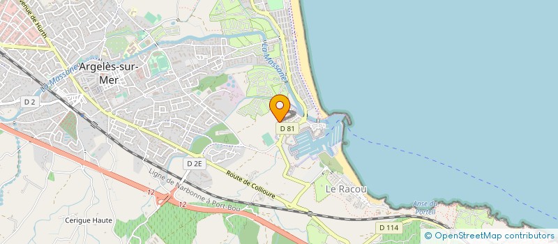 localisation de l'entreprise SCI LES OASIS  ARGELES-SUR-MER