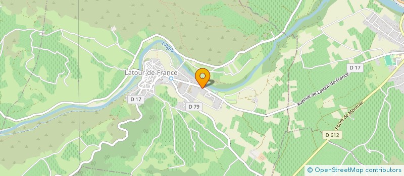 localisation de l'entreprise SCI LES OCEANES  LATOUR-DE-FRANCE