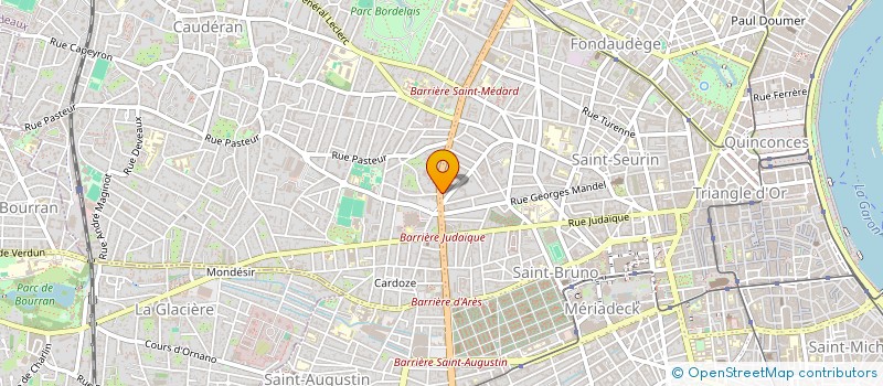 localisation de l'entreprise SCI LES OCEANIDES à BORDEAUX