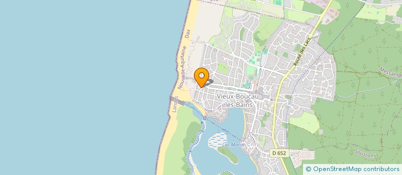 localisation de l'entreprise SCI LES OCEANIDES  VIEUX-BOUCAU-LES-BAINS