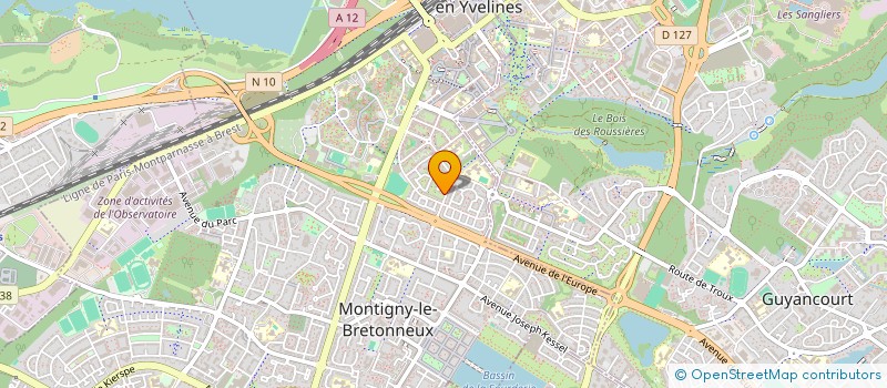 localisation de l'entreprise SCI LES OCEANIDES  MONTIGNY-LE-BRETONNEUX