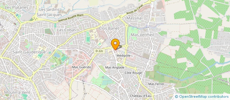 localisation de l'entreprise SCI LES OCELLS  CABESTANY