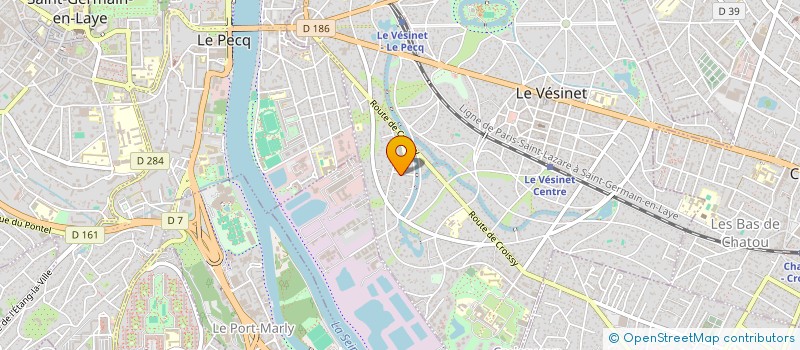 localisation de l'entreprise SCI LES OEILLETS  LE VESINET