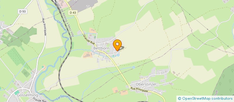 localisation de l'entreprise SCI LES OEILLETS  BETTBORN