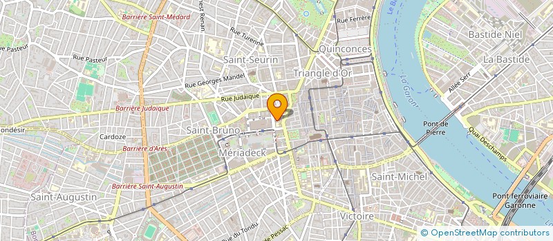 localisation de l'entreprise SCI LES OEILLETS  BORDEAUX