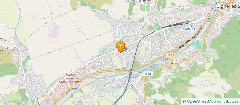 localisation de l'entreprise SCI LES OEILLETS à DIGNE-LES-BAINS