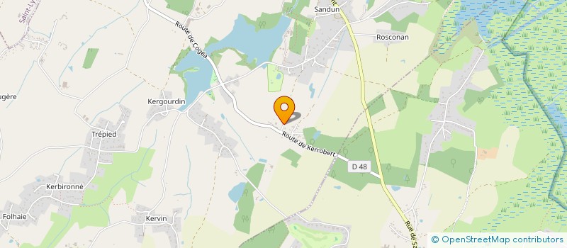 localisation de l'entreprise SCI LES OEILLETS  GUERANDE