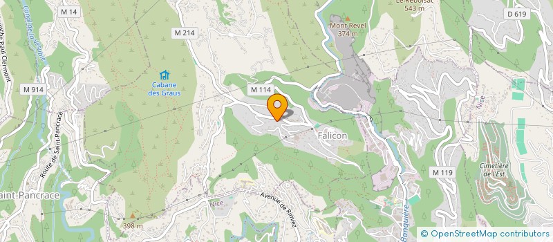 localisation de l'entreprise SCI LES OEILLETS  FALICON