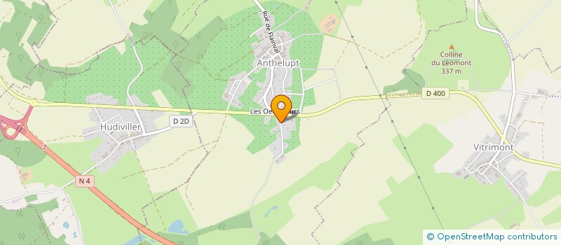 localisation de l'entreprise SCI LES OEUFS DURS  ANTHELUPT