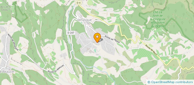 localisation de l'entreprise SCI LES OGIVES  VENASQUE