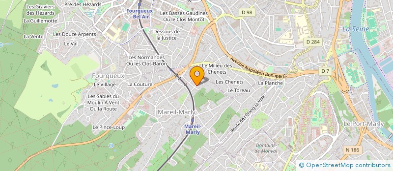 localisation de l'entreprise SCI LES OIES  MAREIL-MARLY