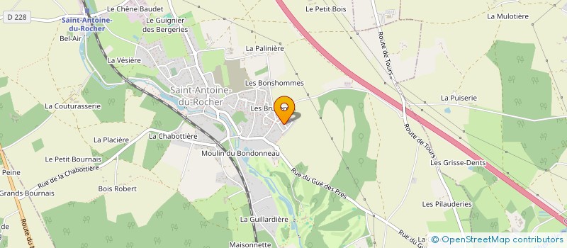 localisation de l'entreprise SCI LES OIES BURES  BEAUMONT-LOUESTAULT