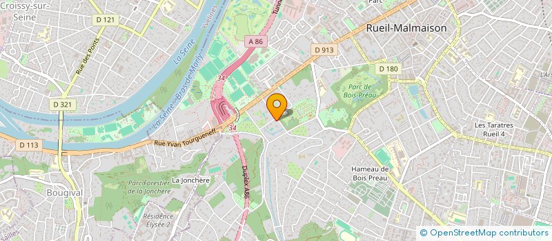 localisation de l'entreprise SCI LES OISEAUX à RUEIL-MALMAISON