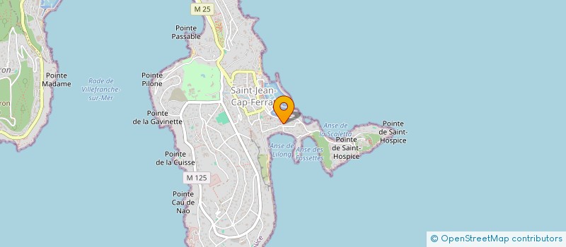 localisation de l'entreprise SCI LES OISEAUX à SAINT-JEAN-CAP-FERRAT