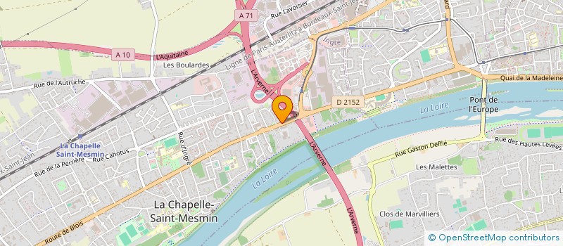 localisation de l'entreprise SCI LES OISEAUX à LA CHAPELLE-SAINT-MESMIN