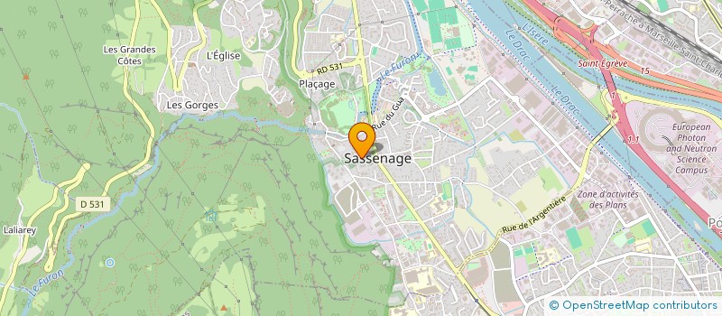 localisation de l'entreprise SCI LES OISEAUX  SASSENAGE