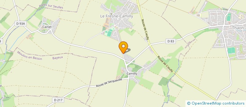 localisation de l'entreprise SCI LES OISEAUX  LE FRESNE-CAMILLY