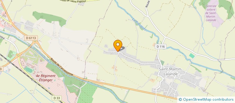 localisation de l'entreprise SCI LES OISEAUX DE LILAS  SAINT-MARTIN-LALANDE