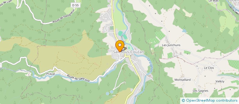 localisation de l'entreprise SCI LES OISEAUX DE PASSAGE  SAIL-SOUS-COUZAN