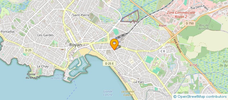 localisation de l'entreprise SCI LES OISEAUX DE ROYAN  ROYAN