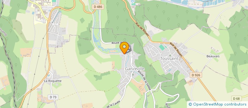 localisation de l'entreprise SCI LES OLEACEES  GANZEVILLE