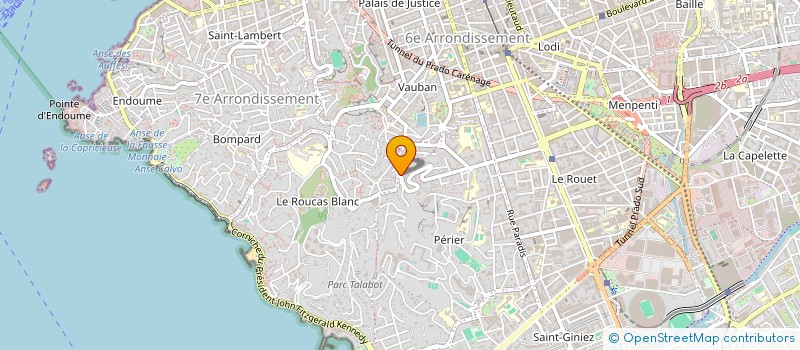 localisation de l'entreprise SCI LES OLIVETTES à MARSEILLE